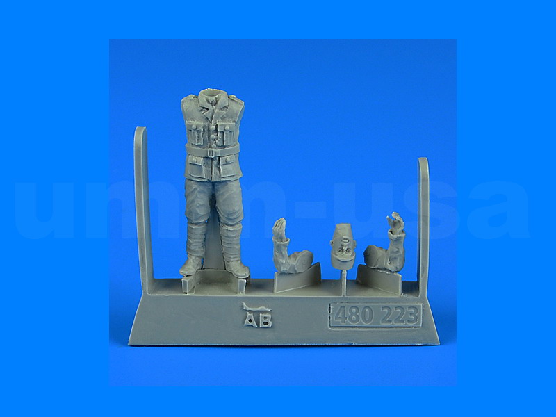 AB480223 French WWI Pilot Figure 1/48